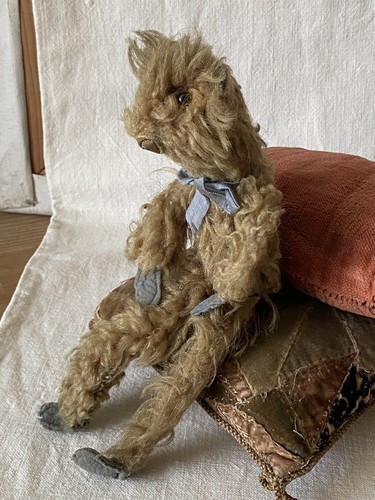 Teddy bear pram toy - -, c1930s