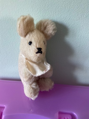 Vintage mohair pram teddy bear
