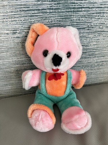 Vintage multicoloured bear - vintage,