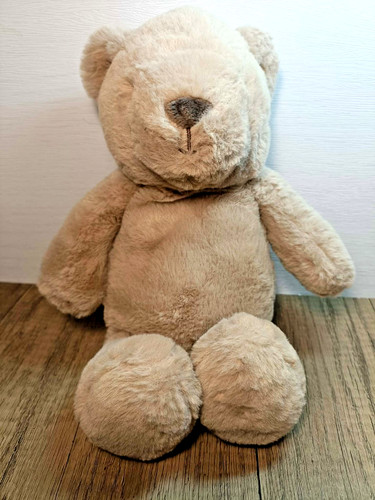Grey plush teddy bear - m&s, v