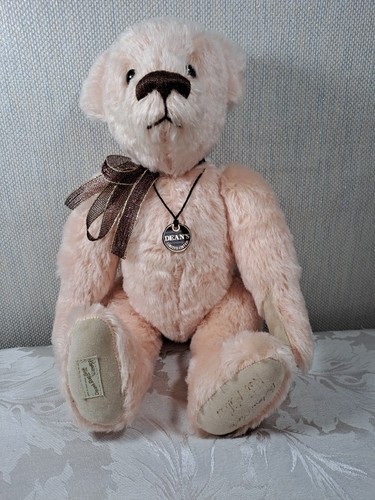 Deans mohair bear strawberry - , -strawberry