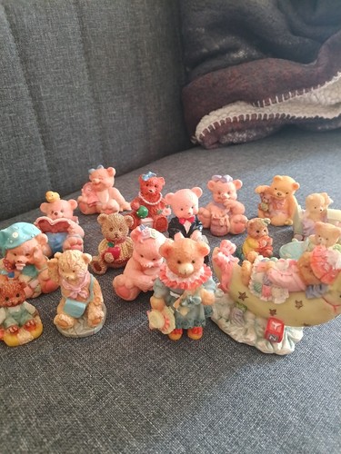 Vintage 1994 resin teddy - 1994, j.c.